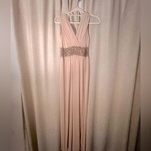 Cream with Gold sequin Dress